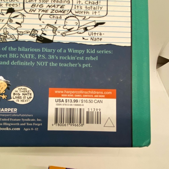 NWT FOUR BIG NATE Book Series Kids Paperback Books - Picture 5 of 8